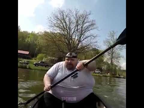 Fat Guy Sings Moana In a Canoe