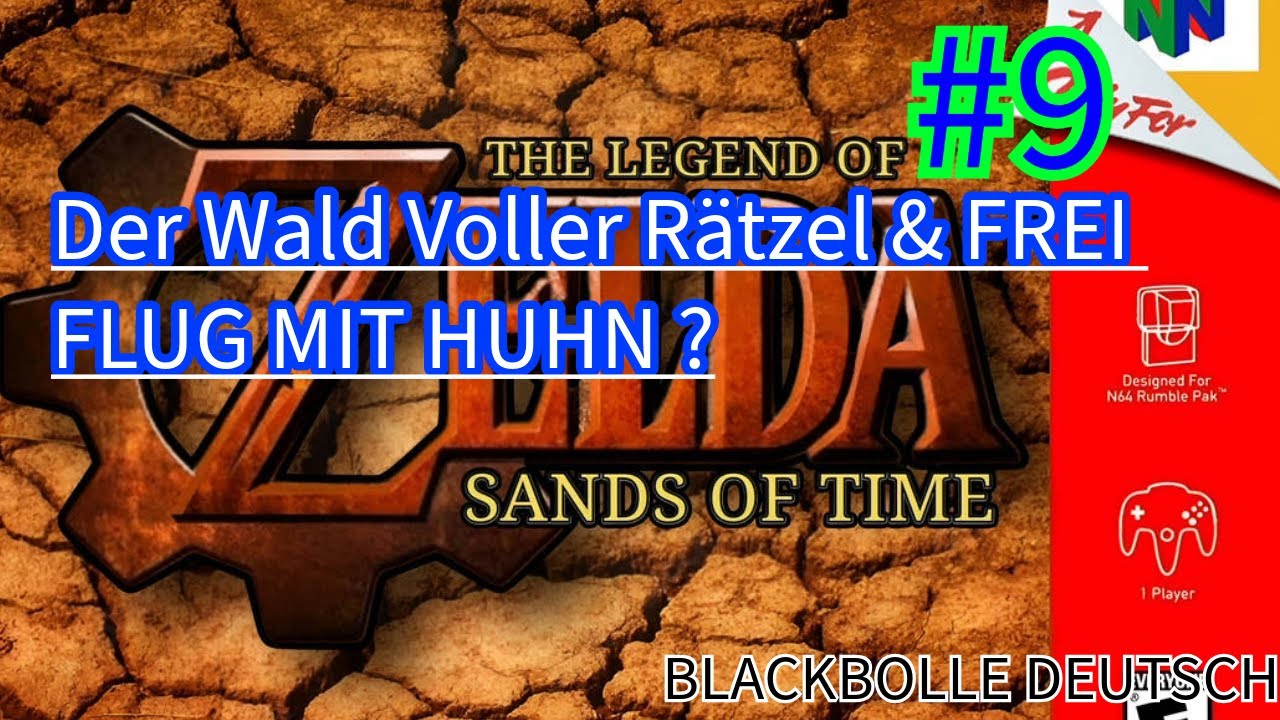 Raetzel RÄTZEL Im WALD & FREI FLUG MIT HUHN #9 Zelda Sands of Time - YouTube