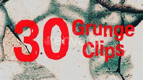 Grunge Clips Pack | Motion Graphics - Envato elements