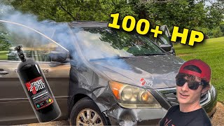 Can A Bone Stock Minivan Handle Nitrous?? Nitrous Honda Odyssey