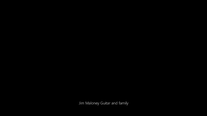 Jim Maloney Guitar and family Summer, 1988.