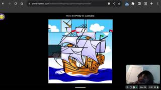 My 684th Gaming Video???: Mayflower Drag and Drop Puzzle⛵?