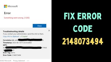 How to Fix Error Code 2148073494 in Windows 11