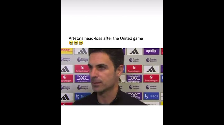 Arteta Head Loss after the 1-1 draw 😂 #arsenal #manchesterunited #football