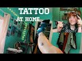 I gave MYSELF a TATTOO with an Amazon tattoo machine & showed my parents 😱