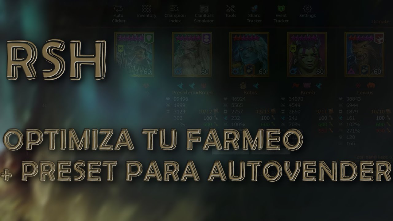 Shadow Helper Todo sobre el Raid Shadow Helper,Optimiza tu cuenta con este programa ...