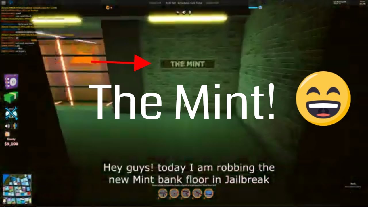 How To Rob The New Mint Bank Floor Jailbreak Youtube - roblox jailbreak robbery update live new the mint bank floor