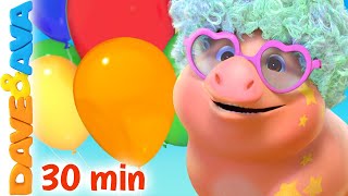 🤪 This Little Piggy | Nursery Rhymes | Apples and Bananas &amp; More Baby Songs by Dave and Ava 🤪