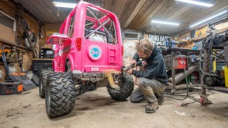 Finishing the 4x4 Camper Van Frame and Bumpers!