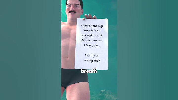 Tragic Underwater Proposal - 3D Animation