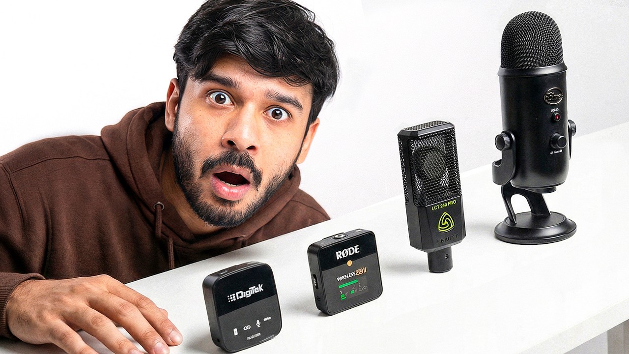 I Tested 4 Microphones... Here Are The Best!