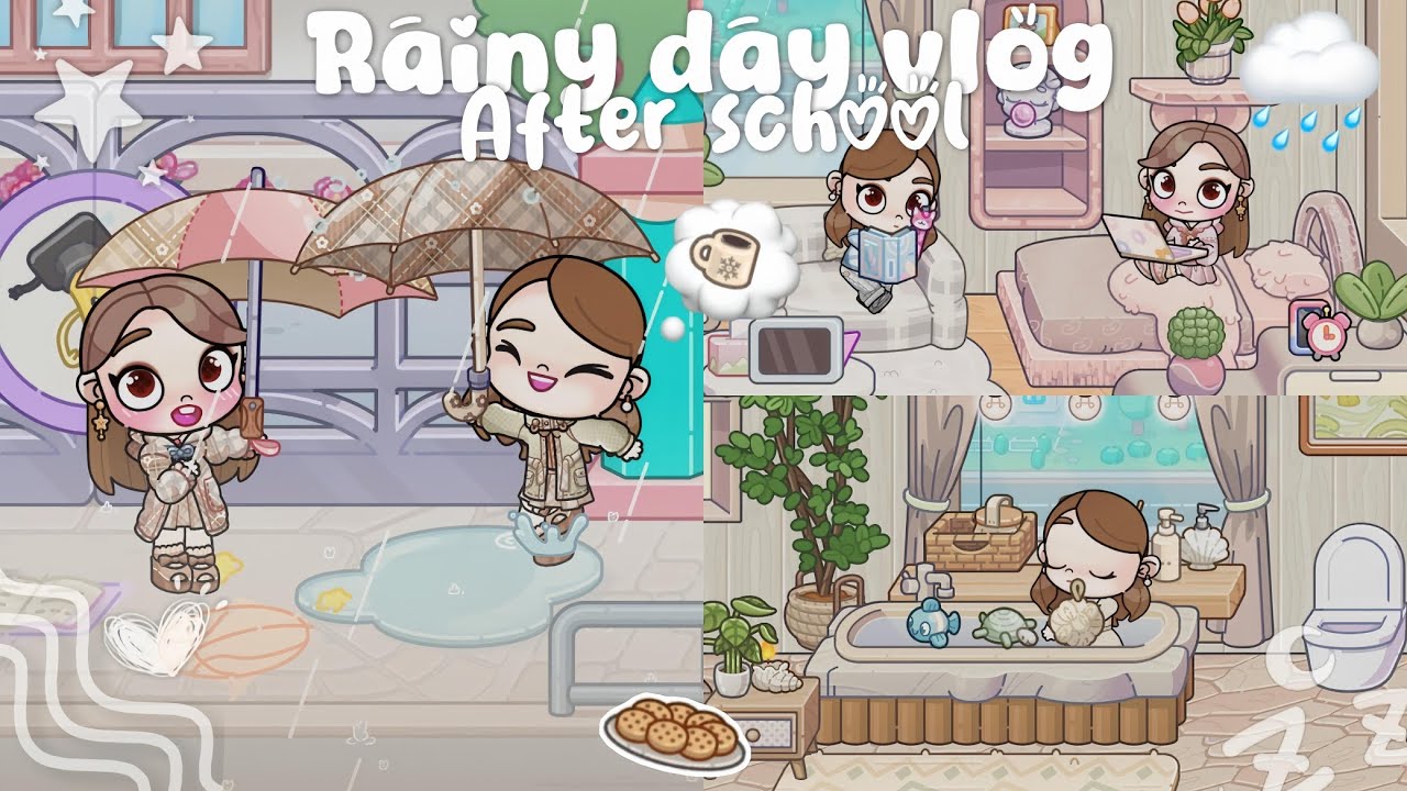 RAINY DAY VLOG AFTER SCHOOL☔🌧️ || DRAMA AVATAR WORLD✨