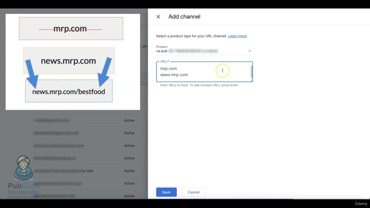 12   URL Channels | Google AdSense training