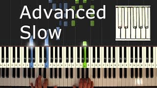 Coldplay - The Scientist - Piano Tutorial Easy SLOW - How To Play (Synthesia)