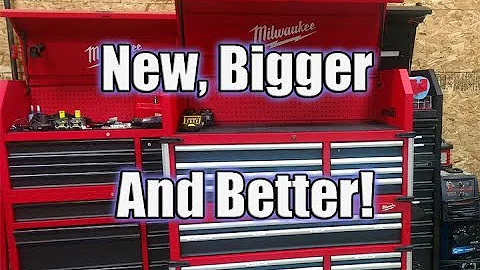 New Milwaukee 46" 18-Drawer High Capacity Tool Chest and Cabinet Combo | 48-22-8546