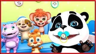 Five  Kids Song  Baby Panda  Nursery Rhymes, little babies  old macdonald  twinkle twinkle.