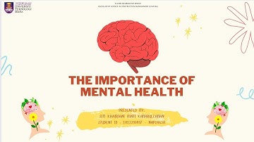 ELC590 INFORMATIVE SPEECH - The importance of mental health (Introduction part only)