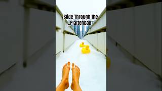 Slide Through the Plattenbau #SlideThroughThePlattenbau #LiminalSpace #ConcreteDreams #POVExperience