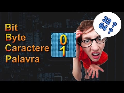 Vídeo: Os bytes e os caracteres são iguais?