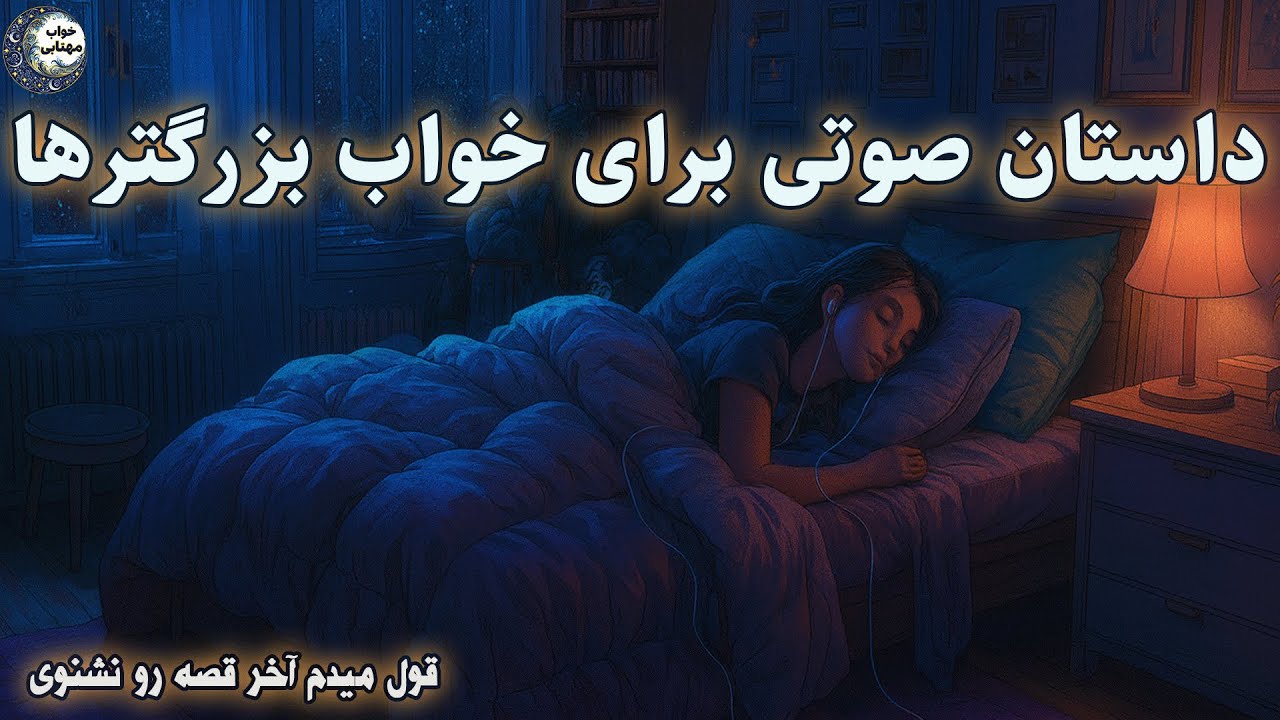اگر خوابت نمی‌بره این قصه مخصوص توئه😴 دختر یک دست که ملکه شد🌌همراه با صدای طبیعت