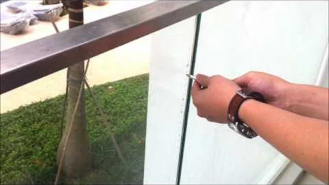 What type of glass is best to use as railings?