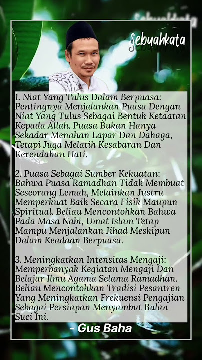 Nasihat bulan Ramadhan - Gus baha. #gusbaha#nasihatgusbaha#ceramahramadhan