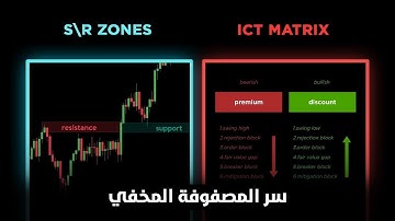 02 - شرح ICT PD ARRAYS MATRIX | مناطق إلا عرفتيها غادي تهاكي اي مارشي في التداول