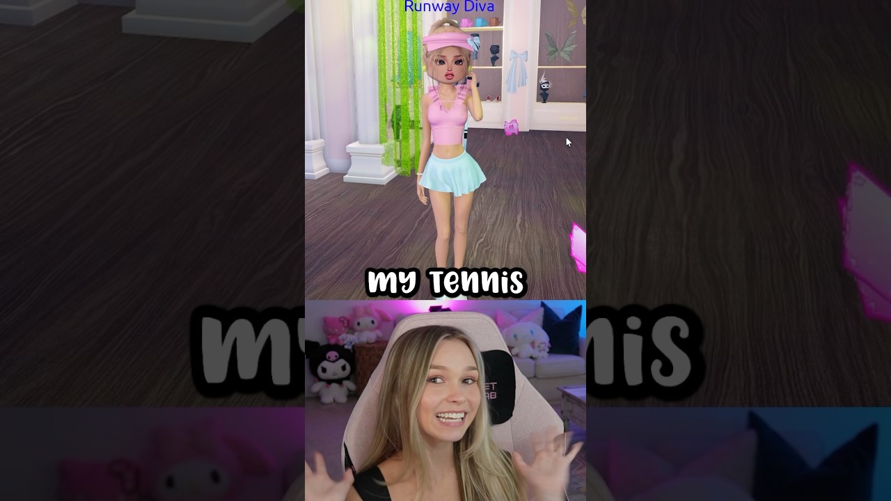 THEME : Fitness 🎾✨ How many stars would you give me? ⭐️ #roblox #dresstoimpress