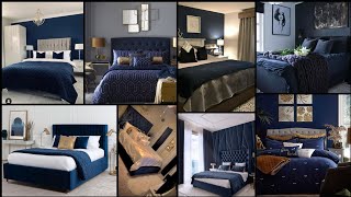 Navy blue bedroom🛏️decor ideas /beautiful 🥰 and amazing bedroom decor ideas /latest and trend decor😍