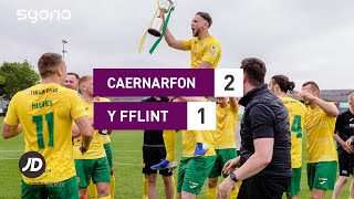 Caernarfon 2-1 Y Fflint | Rownd Derfynol y Gemau Ail Gyfle 2021/22