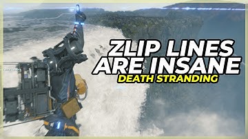ZIP LINES ARE INSANE IN DEATH STRANDING - HOW TO SET UP THE ZIP WIRE OF DREAMS
