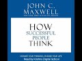 How successful people think by john c maxwell  full english audiobook by krishna digital school