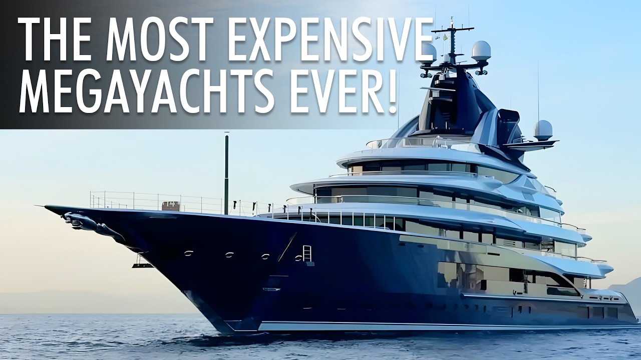 ⁣Top 3 Most Expensive Megayachts WE LOVE | Price & Features