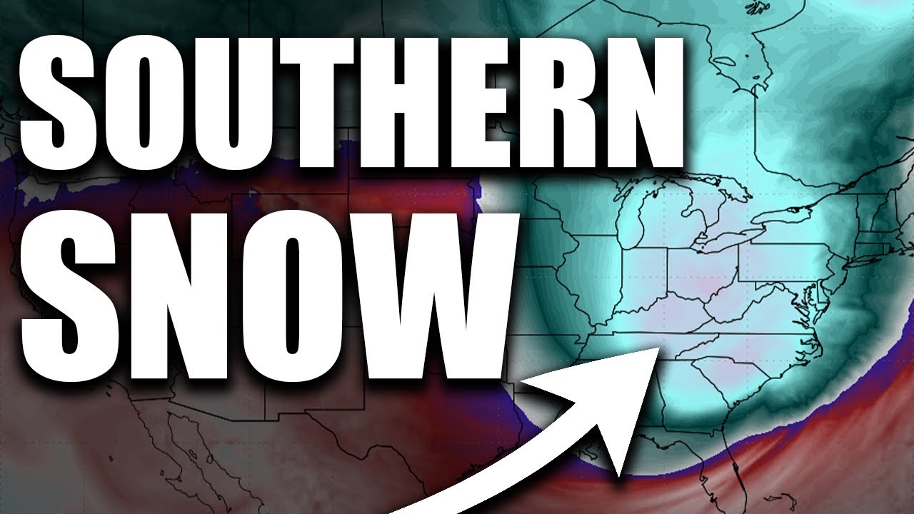 A Snow SURPRISE Is Coming To Areas Of The South Today..