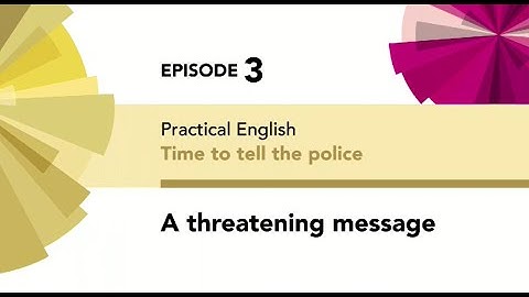 English File 4thE - Intermediate Plus - Practical English E3 - A threatening message