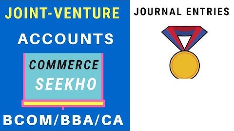 ▪JOINT VENTURE▪How to Solve QUESTION?Step-By-Step EXPLANATIONS▪For B.com,Ca, Cs  and Cma Students