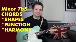 Video thumbnail of "Minor 7b5 chords, how to play and how they function"