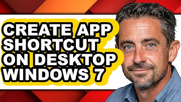 How to Create App Shortcut on Desktop Windows 7 - Full Guide