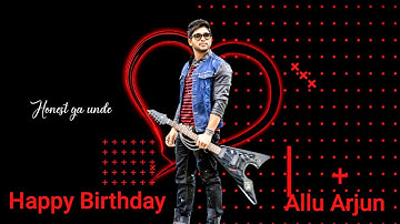 Allu Arjun Birthday video editing  kinemaster in telugu || Happy Birthday Allu arjun||
