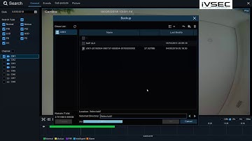 How to export footage from IVSEC NVR
