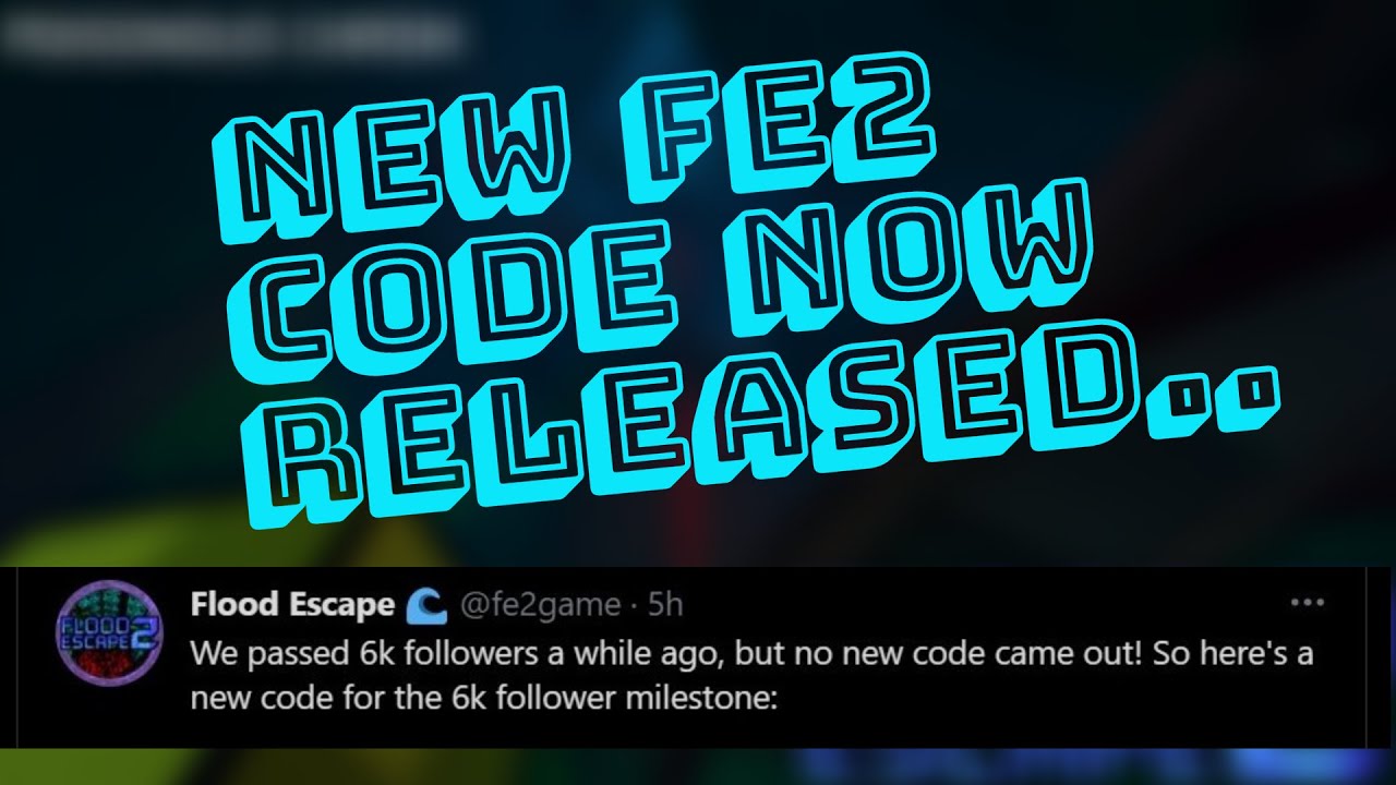 FE2 l New Code For 6k Followers! - YouTube
