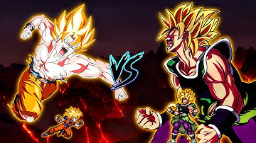 Goku Namek OP Buff (New) VS Broly DBS OP in Jump Force Mugen