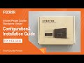 Infrared People Counter HX-HE1(181) Configuration Installation Guide
