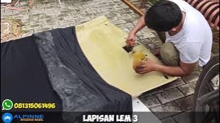 Rubah warna interior mobil....!!!! dari warna cream ke hitam berikut plafonnya plus pasang peredam