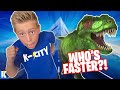 BECK races a T-REX (Flashback Family Adventure at Perot Museum) / K-City Family