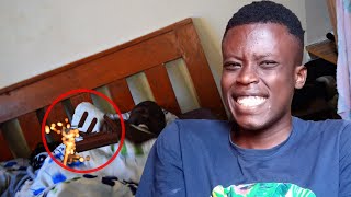 WAKING UP WITH FIREWORKS PRANK ON ROOMMATE!!!