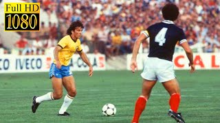 Brazil - Scotland World Cup 1982 | Full highlight -1080p HD | Zico - Falcão