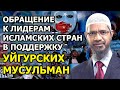 Обращение Закира Найка к исламским правителям в поддержку УЙГУРСКИХ МУСУЛЬМАН!