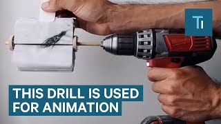 Animator Proves A Drill Can Be A Powerful Animation Tool