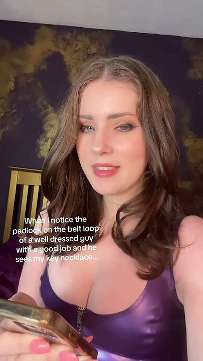 I love when chastity subs are out openly in the wild